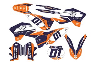 Kit Autocollants compatible avec per KTM EXC EXC-F 125 200 250 450 2008 - 2011 - MXPKAD13984