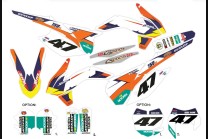 Kit Autocollants compatible avec per KTM EXC EXC-F 125 200 250 350 450 2012 - 2013 - MXPKAD14402