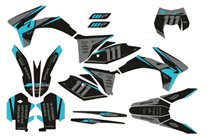 Kit Autocollants compatible avec per KTM EXC EXC-F 125 200 250 350 450 2012 - 2013 - MXPKAD14095