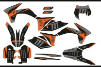 Sticker set compatible with per KTM EXC EXC-F 125 200 250 350 450 2012 - 2013 - MXPKAD14094