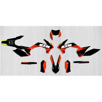 Kit de pegatinas compatible con per KTM EXC EXC-F 125 200 250 300 350 450 2014 - 2015 - MXPKAD13813