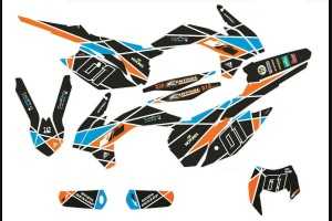 Kit de pegatinas compatible con per KTM EXC EXC-F 125 200 250 300 350 450 2014 - 2015 - MXPKAD13997