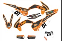Kit Autocollants compatible avec per KTM EXC EXC-F 125 200 250 300 350 450 2014 - 2015 - MXPKAD14025
