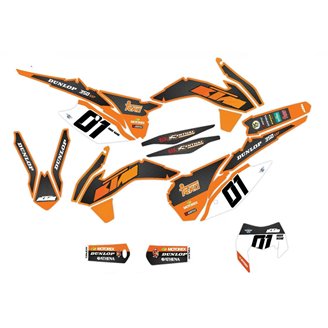 Kit Autocollants compatible avec per KTM EXC EXC-F 125 200 250 300 350 450 2014 - 2015 - MXPKAD14025