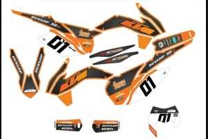 Sticker set compatible with per KTM EXC EXC-F 125 200 250 300 350 450 2014 - 2015 - MXPKAD14025