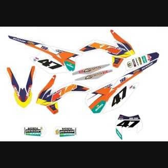 Sticker set compatible with per KTM EXC EXC-F 125 200 250 300 350 450 2014 - 2015 - MXPKAD14039