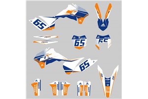 Kit de pegatinas compatible con per KTM EXC EXC-F 125 200 250 300 350 450 2016 - MXPKAD14576