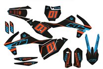 Kit Autocollants compatible avec per KTM EXC EXC-F 125 200 250 300 350 450 2016 - MXPKAD14408