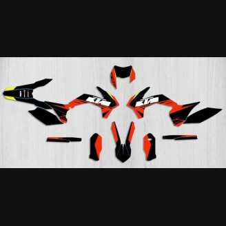 Sticker set compatible with per KTM EXC EXC-F 125 200 250 300 350 450 2016 - MXPKAD13816