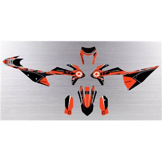 Aufkleber Satz kompatibel mit per KTM EXC EXC-F 125 200 250 300 350 450 2020 - 2022 - MXPKAD13810