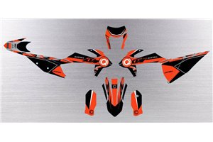Aufkleber Satz kompatibel mit per KTM EXC EXC-F 125 200 250 300 350 450 2020 - 2022 - MXPKAD13810