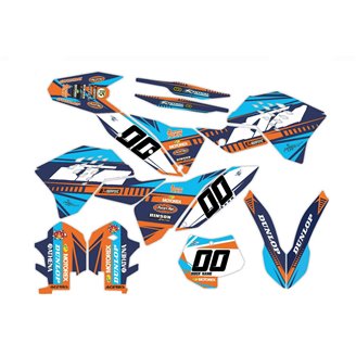 Aufkleber Satz kompatibel mit per KTM SX 125 200 250 300 350 450 2007 2010 - MXPKAD14017