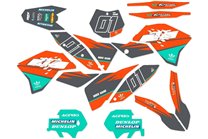 Sticker set compatible with per KTM SX 125 200 250 300 350 450 2007 2010 - MXPKAD13979