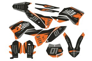 Sticker set compatible with per KTM SX 125 200 250 300 350 450 2007 2010 - MXPKAD13978