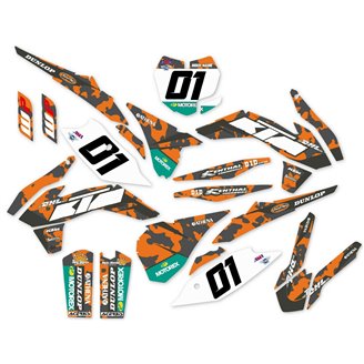 Sticker set compatible with per KTM SX 125 200 250 300 350 450 2013 2016 - MXPKAD14400