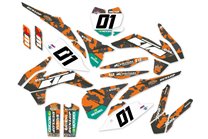 Kit Autocollants compatible avec per KTM SX 125 200 250 300 350 450 2013 2016 - MXPKAD14101