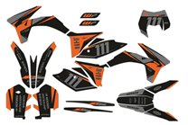 Kit Autocollants compatible avec per KTM SX 125 200 250 300 350 450 2013 2016 - MXPKAD14093