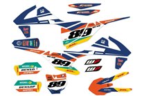 Kit Autocollants compatible avec per KTM SX 125 200 250 300 350 450 2013 2016 - MXPKAD14000