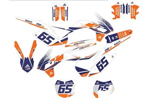 Kit de pegatinas compatible con per KTM SXF 125 200 250 300 350 450 2013 2015 - MXPKAD14577