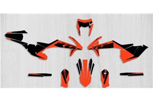 Kit adesivi compatibile con per KTM SX SXF 125 200 250 300 350 450 2019 2022 - MXPKAD13887