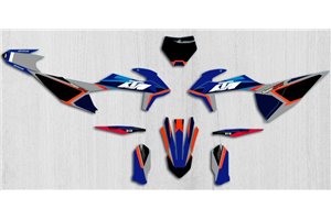 Aufkleber Satz kompatibel mit per KTM SX SXF 125 200 250 300 350 450 2019 2022 - MXPKAD13885