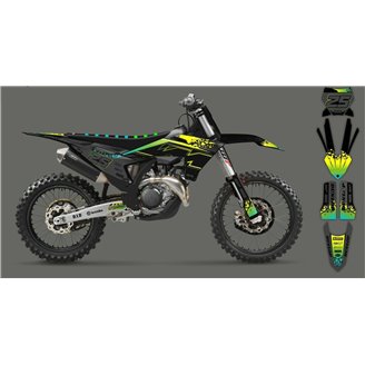 Aufkleber Satz kompatibel mit per KTM SX 125 150 SXF XC XCF 250 300 350 450 2023 - MXPKAD16064