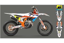 Kit de pegatinas compatible con per KTM SX 125 150 SXF XC XCF 250 300 350 450 2023 - MXPKAD16065