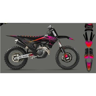 Aufkleber Satz kompatibel mit per KTM SX 125 150 SXF XC XCF 250 300 350 450 2023 - MXPKAD16069