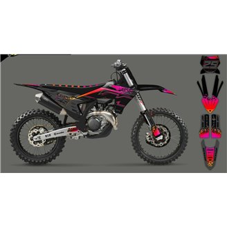 Sticker set compatible with per KTM SX 125 150 SXF XC XCF 250 300 350 450 2023 - MXPKAD16069