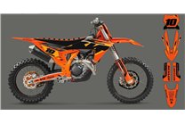 Sticker set compatible with per KTM SX 125 150 SXF XC XCF 250 300 350 450 2023 - MXPKAD16073