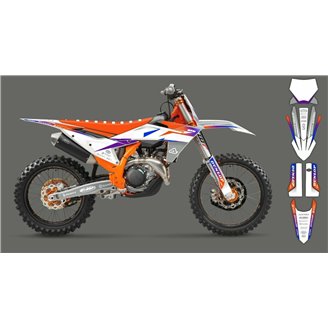 Sticker set compatible with per KTM SX 125 150 SXF XC XCF 250 300 350 450 2023 - MXPKAD16074