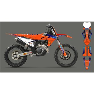 Aufkleber Satz kompatibel mit per KTM SX 125 150 SXF XC XCF 250 300 350 450 2023 - MXPKAD16075