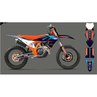 Sticker set compatible with per KTM SX 125 150 SXF XC XCF 250 300 350 450 2023 - MXPKAD16076
