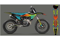 Kit Autocollants compatible avec per KTM SX 125 150 SXF XC XCF 250 300 350 450 2023 - MXPKAD16080