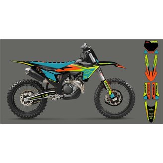 Sticker set compatible with per KTM SX 125 150 SXF XC XCF 250 300 350 450 2023 - MXPKAD16080