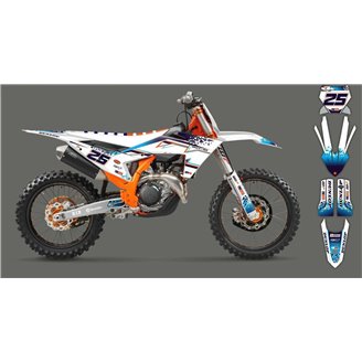 Sticker set compatible with per KTM SX 125 150 SXF XC XCF 250 300 350 450 2023 - MXPKAD16082