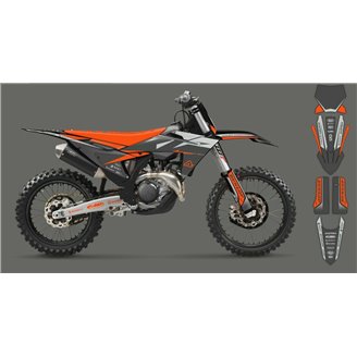 Kit adesivi compatibile con per KTM SX 125 150 SXF XC XCF 250 300 350 450 2023 - MXPKAD16084