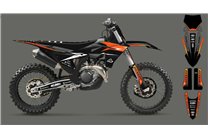 Sticker set compatible with per KTM SX 125 150 SXF XC XCF 250 300 350 450 2023 - MXPKAD16085