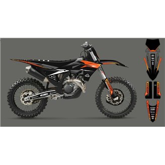 Kit adesivi compatibile con per KTM SX 125 150 SXF XC XCF 250 300 350 450 2023 - MXPKAD16085