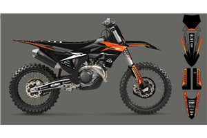 Sticker set compatible with per KTM SX 125 150 SXF XC XCF 250 300 350 450 2023 - MXPKAD16085