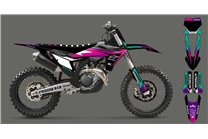 Sticker set compatible with per KTM SX 125 150 SXF XC XCF 250 300 350 450 2023 - MXPKAD16086