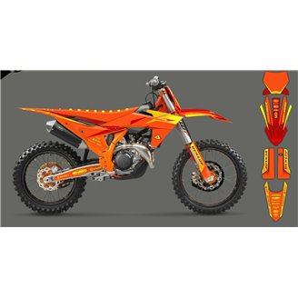 Kit Autocollants compatible avec per KTM SX 125 150 SXF XC XCF 250 300 350 450 2023 - MXPKAD16087
