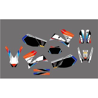 Sticker set compatible with per KTM LC4 640 ENDURO 2001 - 2007 - MXPKAD13785