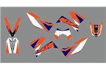 Kit Autocollants compatible avec per KTM LC4 640 SUPERMOTO 2005 - MXPKAD13797