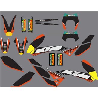Aufkleber Satz kompatibel mit per KTM 690 SMC 2012 - 2018 - MXPKAD13420