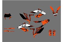 Kit Autocollants compatible avec per KTM FREERIDE ELÉCTRICA E-XC 2018 - 2022 - MXPKAD17002