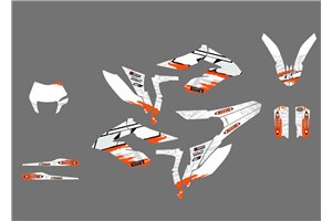 Aufkleber Satz kompatibel mit per KTM FREERIDE ELÉCTRICA E-XC 2018 - 2022 - MXPKAD17003