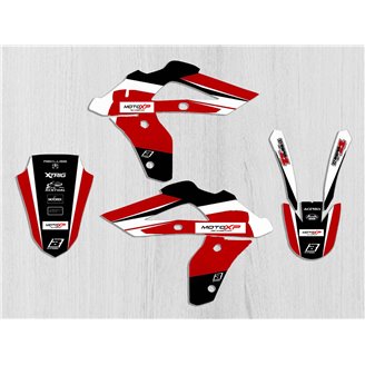 Sticker set compatible with per HUSQVARNA CR WR 125/250/300 2006 - 2008 - MXPKAD13617