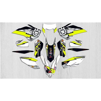 Kit Autocollants compatible avec per HUSQVARNA TC 125/250 - FC 250/350/450 2014 - 2015 - MXPKAD13715