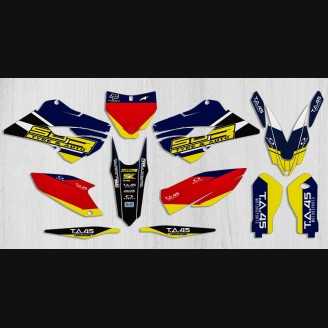 Kit Autocollants compatible avec per HUSQVARNA TC 125/250 - FC 250/350/450 2014 - 2015 - MXPKAD13719